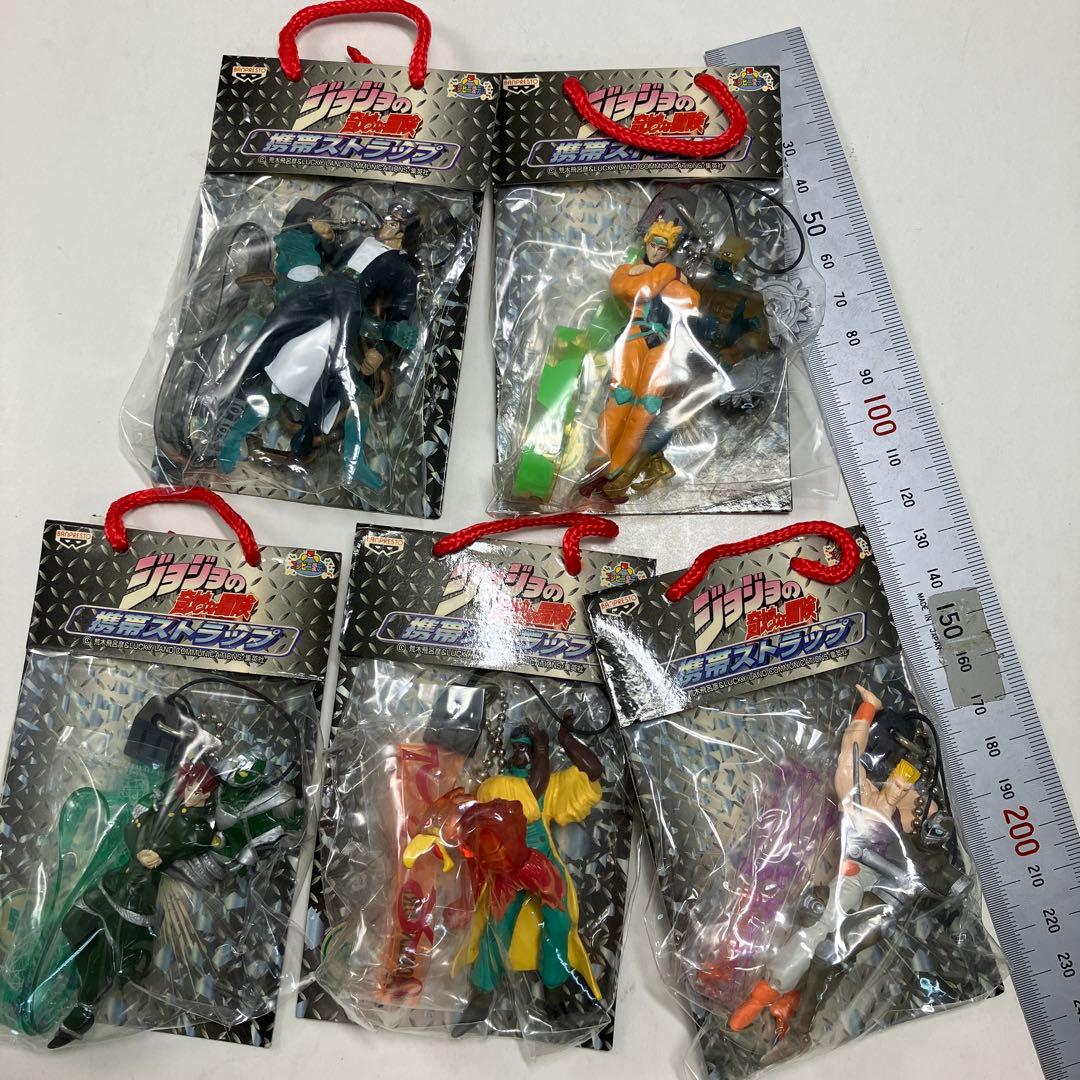 ジョジョの奇妙な冒険 携帯ストラップ 全5種 バンプレスト - メルカリ
