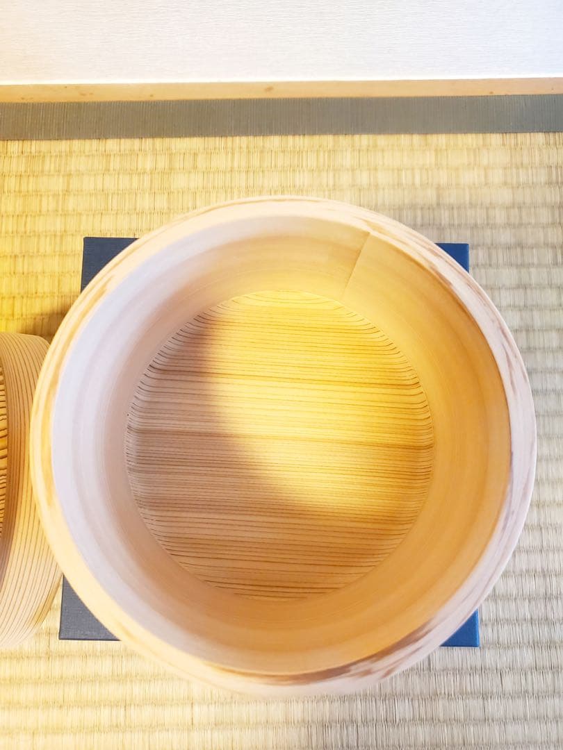 【新品】わっぱ　おひつ　白木　柴田慶信商店