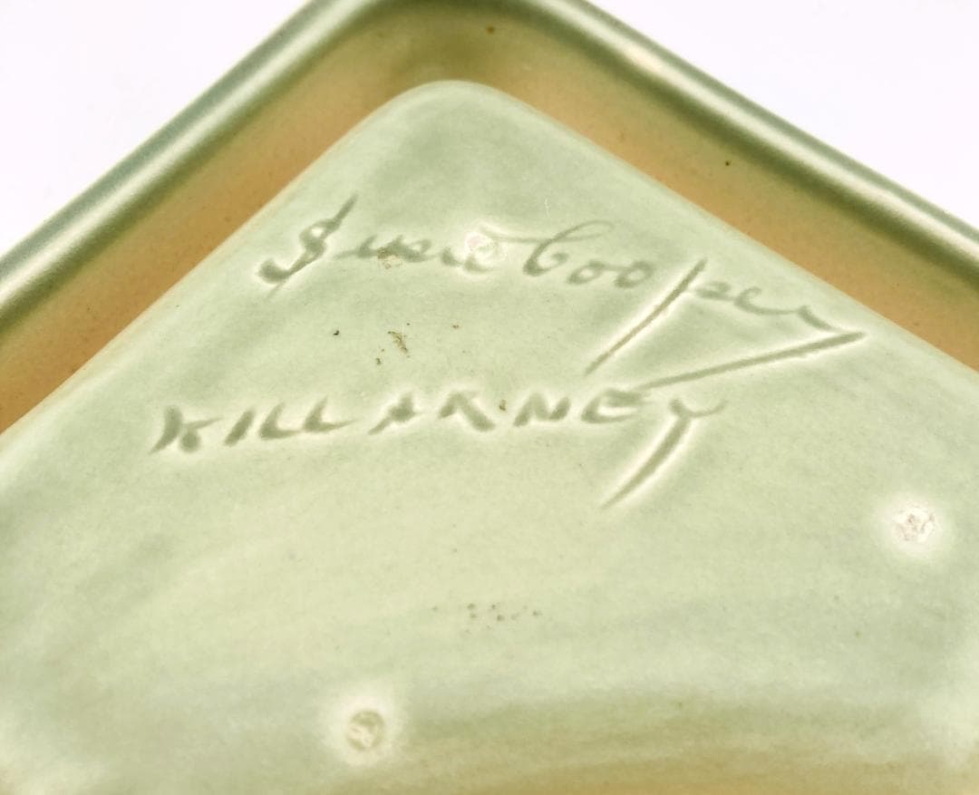 キラーニー【超レア】灰皿・小物入れ 手描サイン 手彫り 英国製 スージークーパー