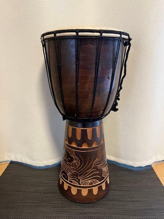 ジャンベ 打楽器 民族楽器 アフリカ楽器 伝統 - メルカリ