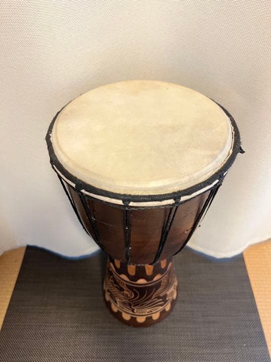 ジャンベ 打楽器 民族楽器 アフリカ楽器 伝統 - メルカリ