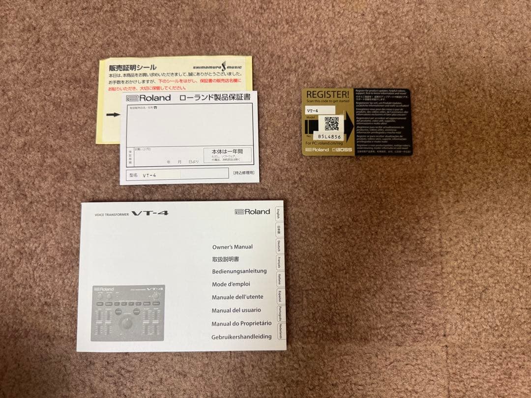 Roland vt-４