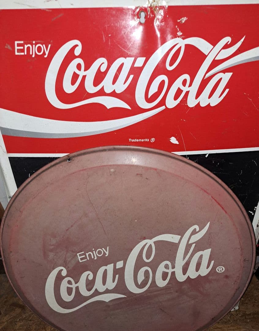 コカ・コーラ　ヴィンテージ　アドバタイズ　US三軒茶屋　看板