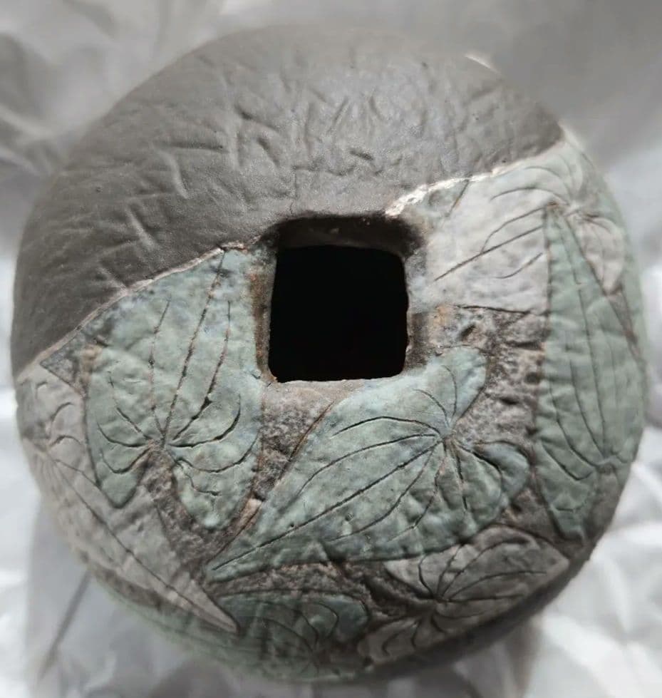 益子焼 花器 高部 よしえ つかもと