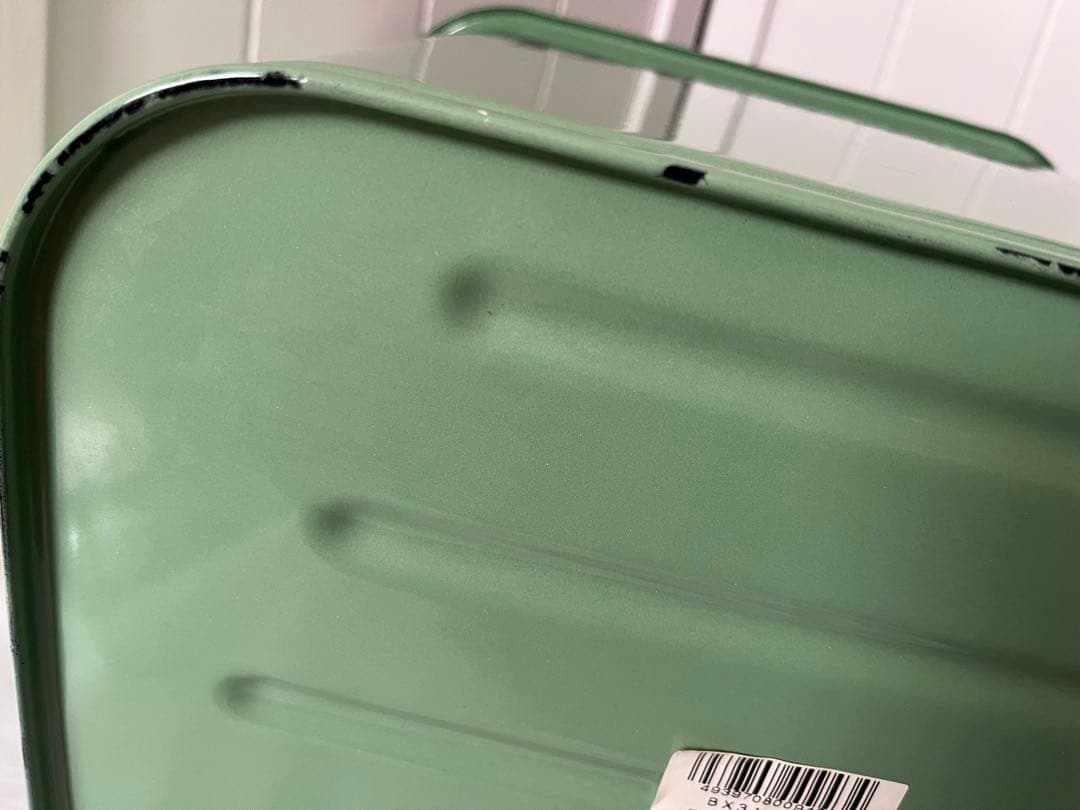 協和工業 ブレッド缶 ホーロー グリーン 新品未使用