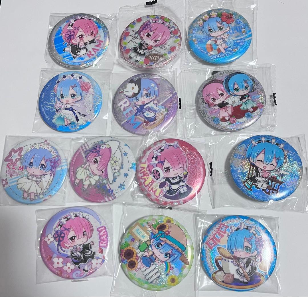 リゼロ レム ラム 缶バッチ まとめ売り - メルカリ