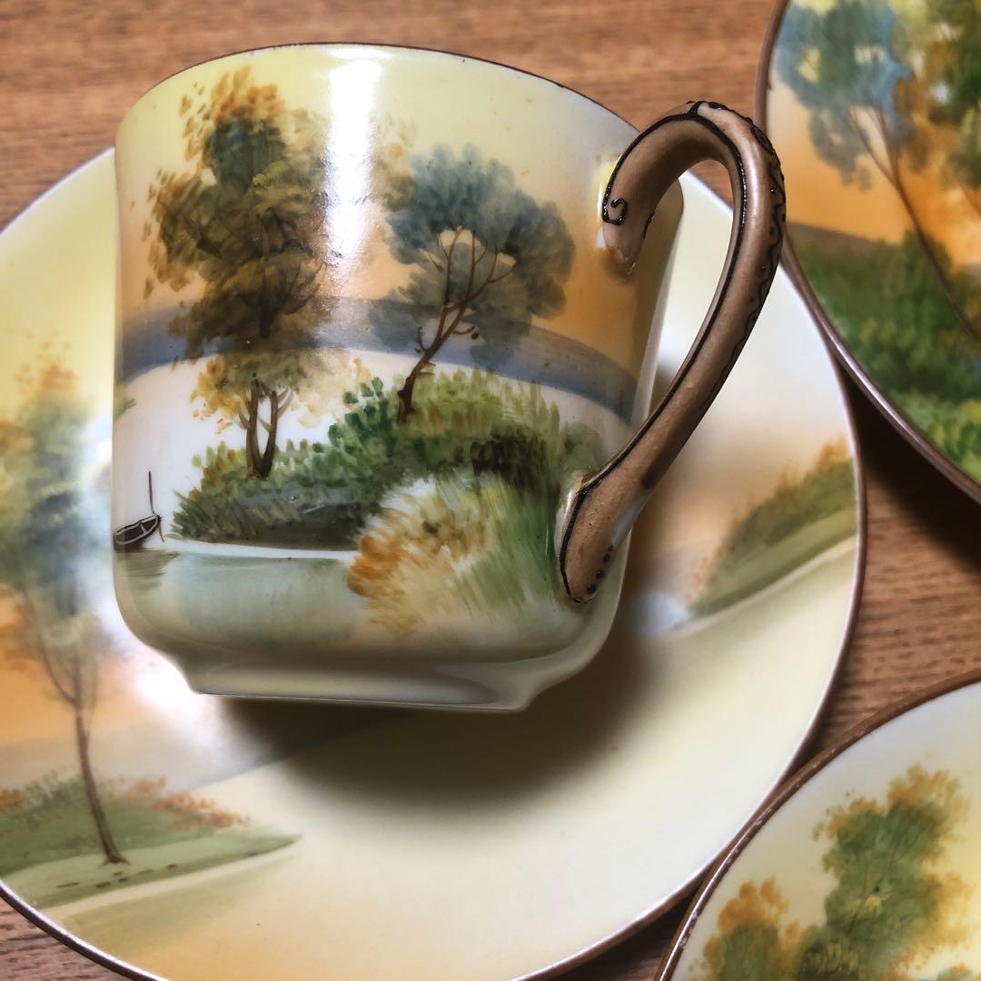 オールドノリタケティーカップセット