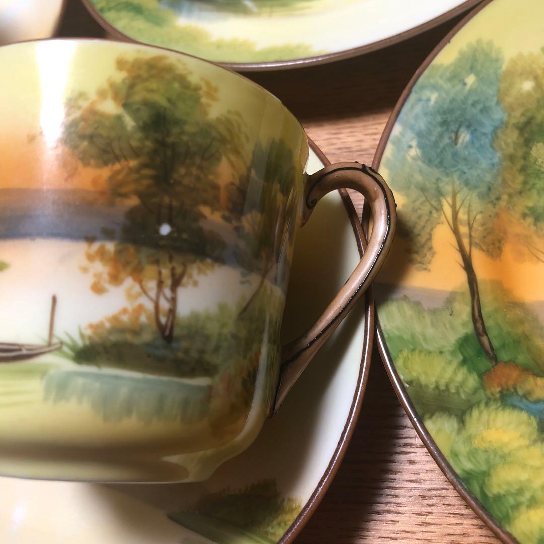 オールドノリタケティーカップセット