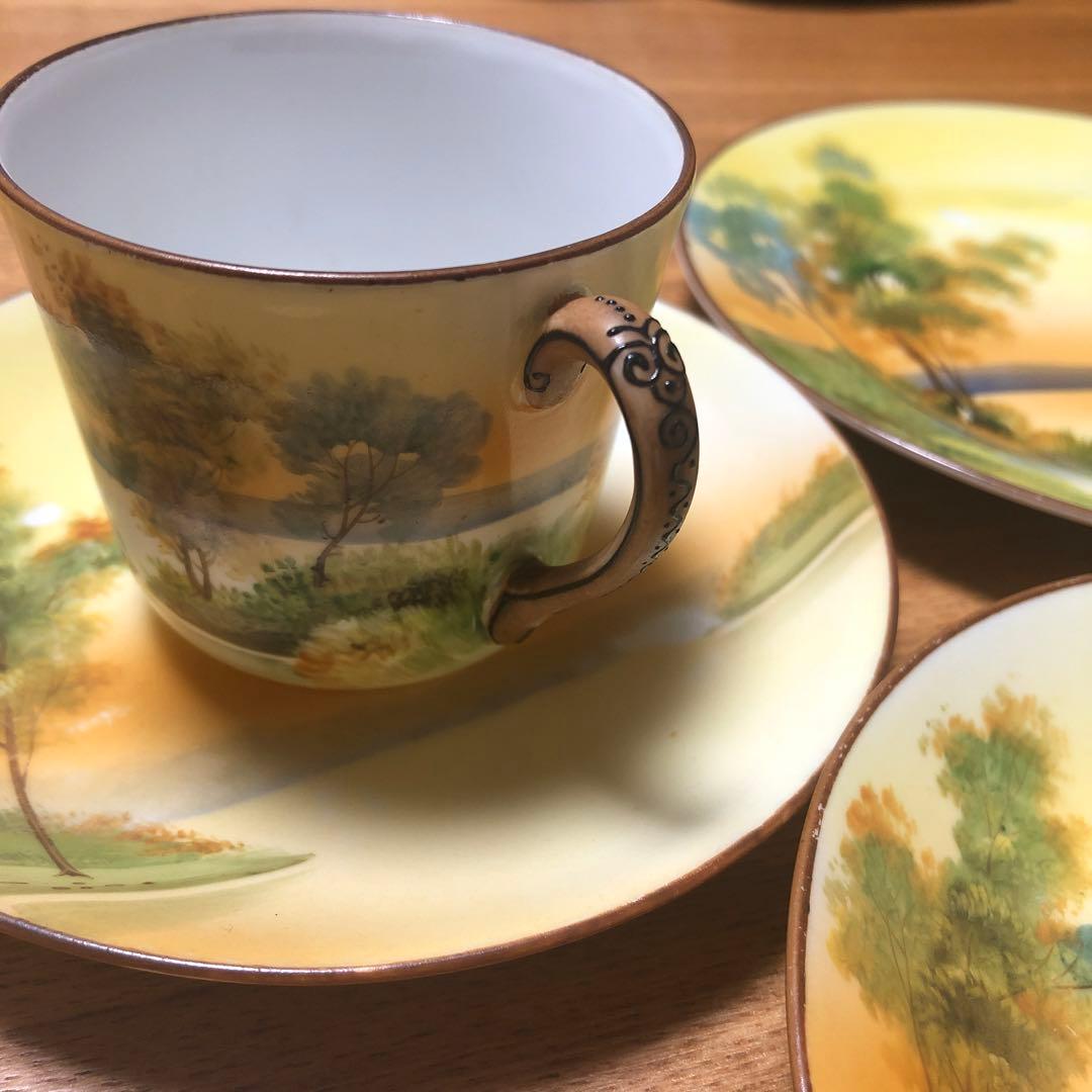 オールドノリタケティーカップセット