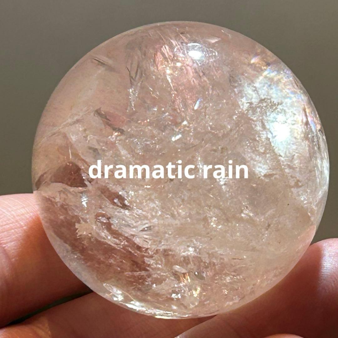 ピンククォーツ スフィア 天然石 置物
