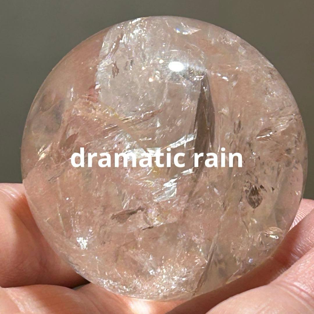 ピンククォーツ スフィア 天然石 置物