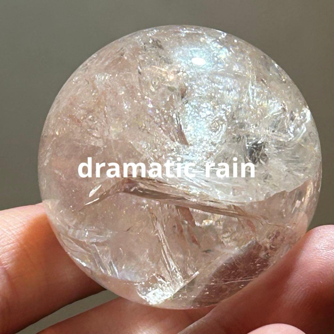 ピンククォーツ スフィア 天然石 置物