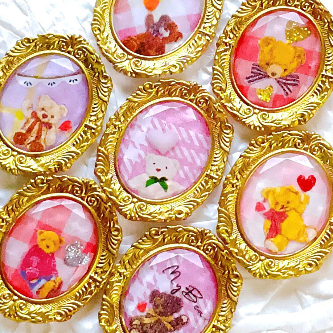 シーリングワックスシール ✩.*˚ 封蝋ステッカー ベア 7枚 232