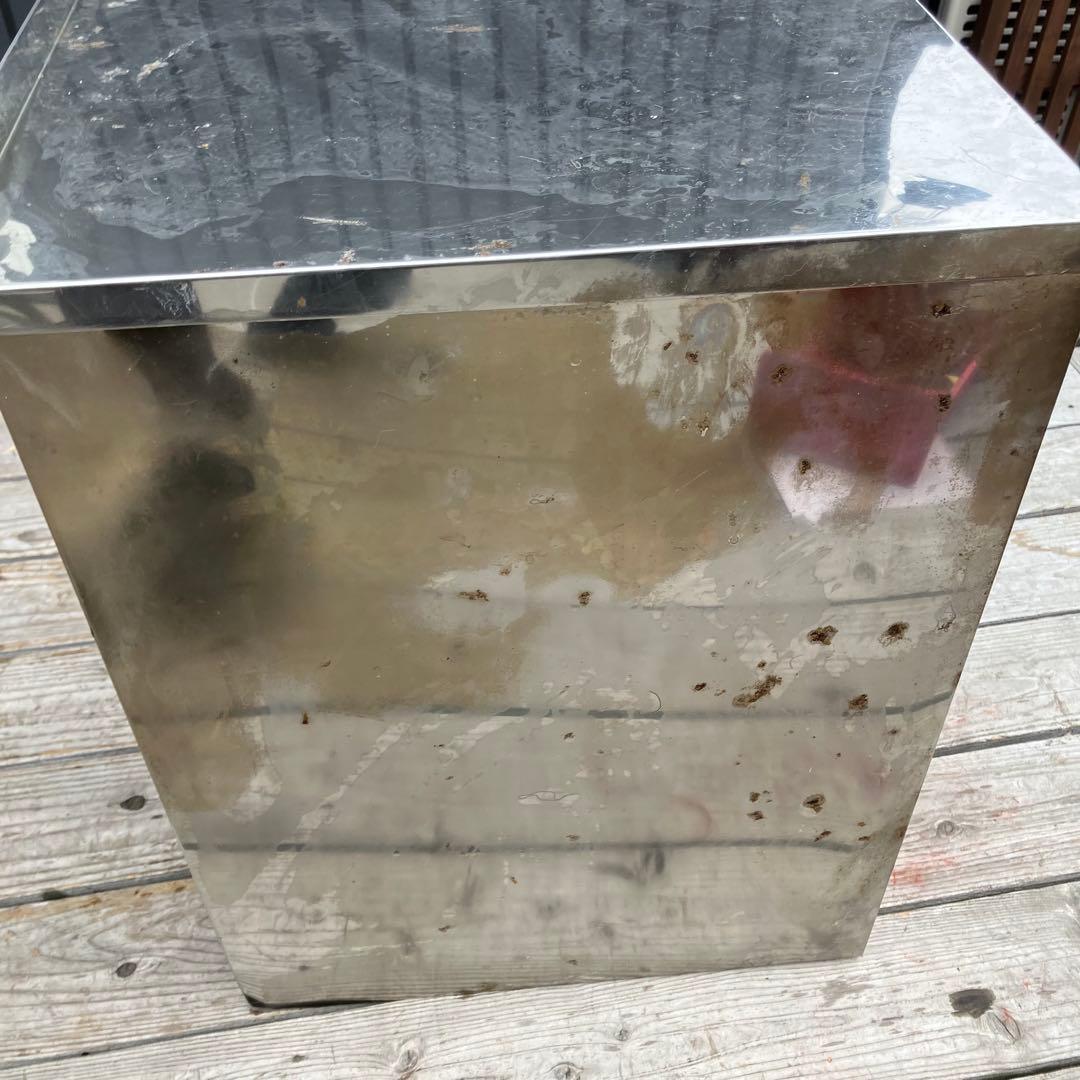 昭和レトロ インダストリアル ステンレスラック 作業台 飾り棚 古家具 古道具