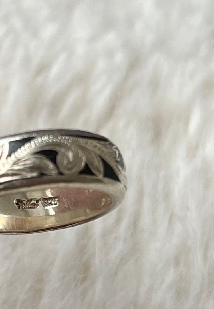 ハワイアンジュエリーシルバー925リング　8号