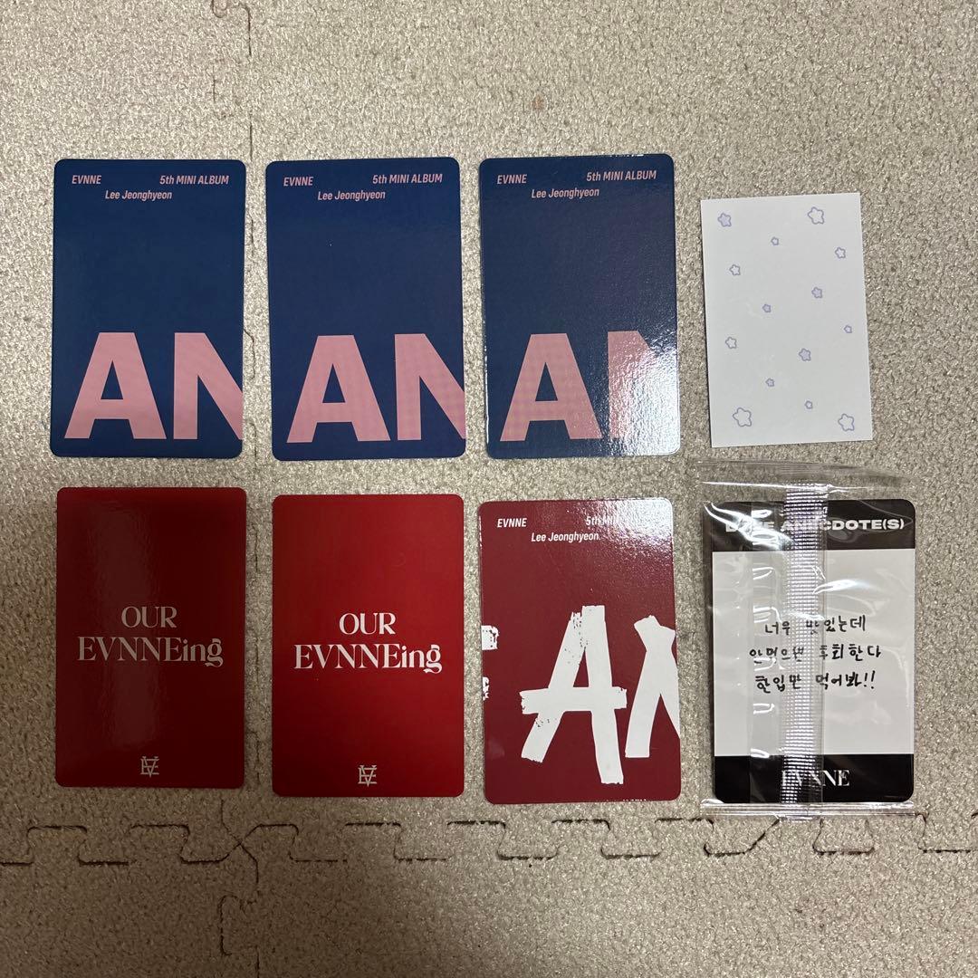 EVNNE 【イ・ジョンヒョン】トレカセット - メルカリ