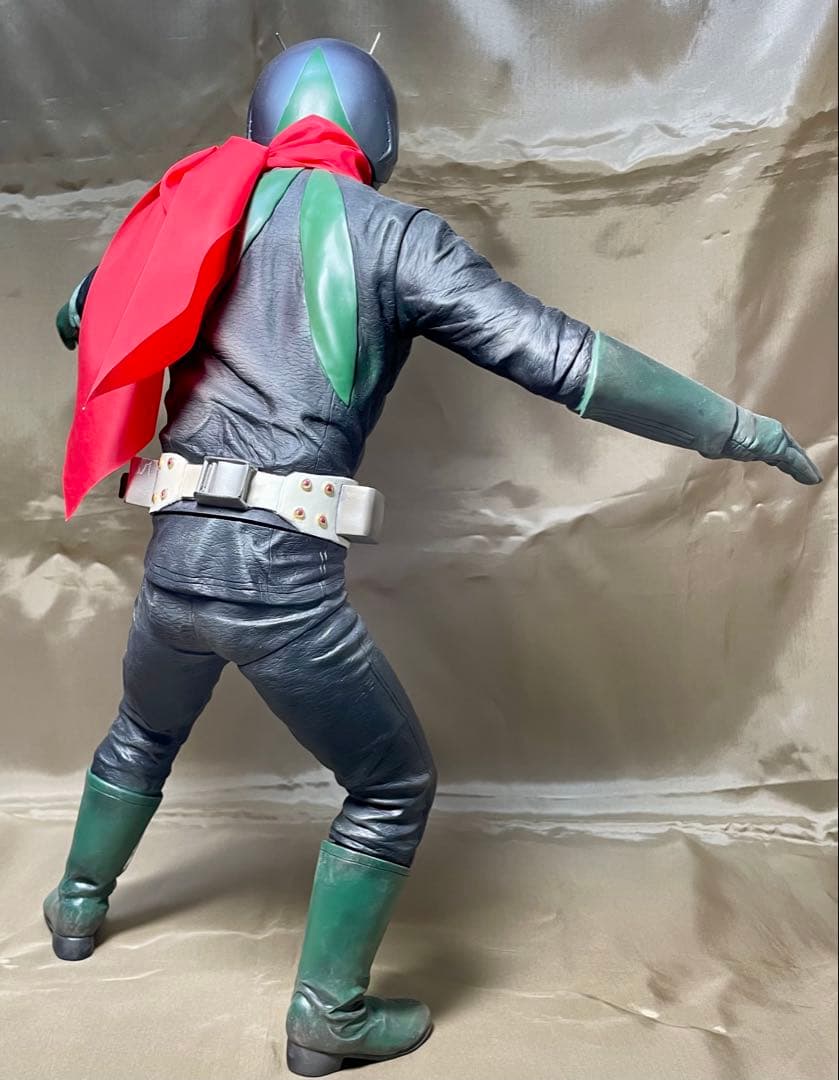 仮面ライダー旧1号リペイント完成品(検索 ビリケン メディコム 1/1マスク)