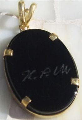 新品 ミュラー氏 ストーンカメオ K18 ペンダントトップ ブロッサム 女性 花