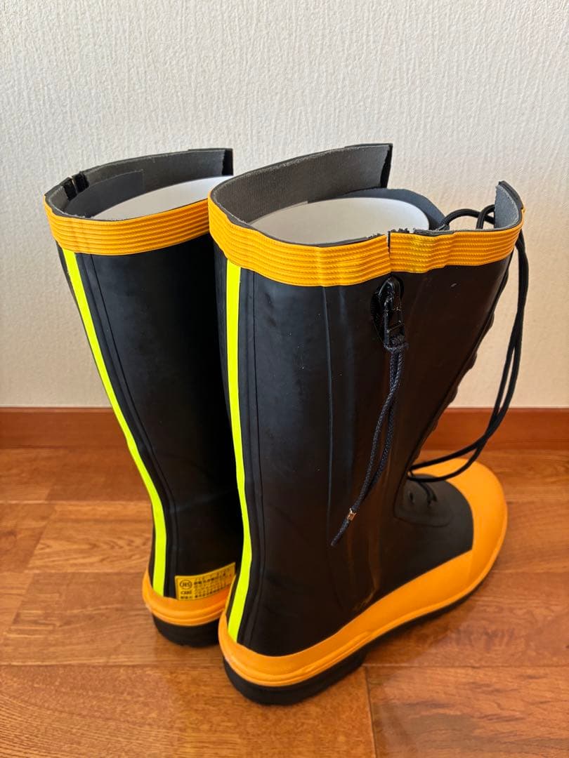 新品未使用 静電気帯電防止靴 消防 長靴 29.0cm