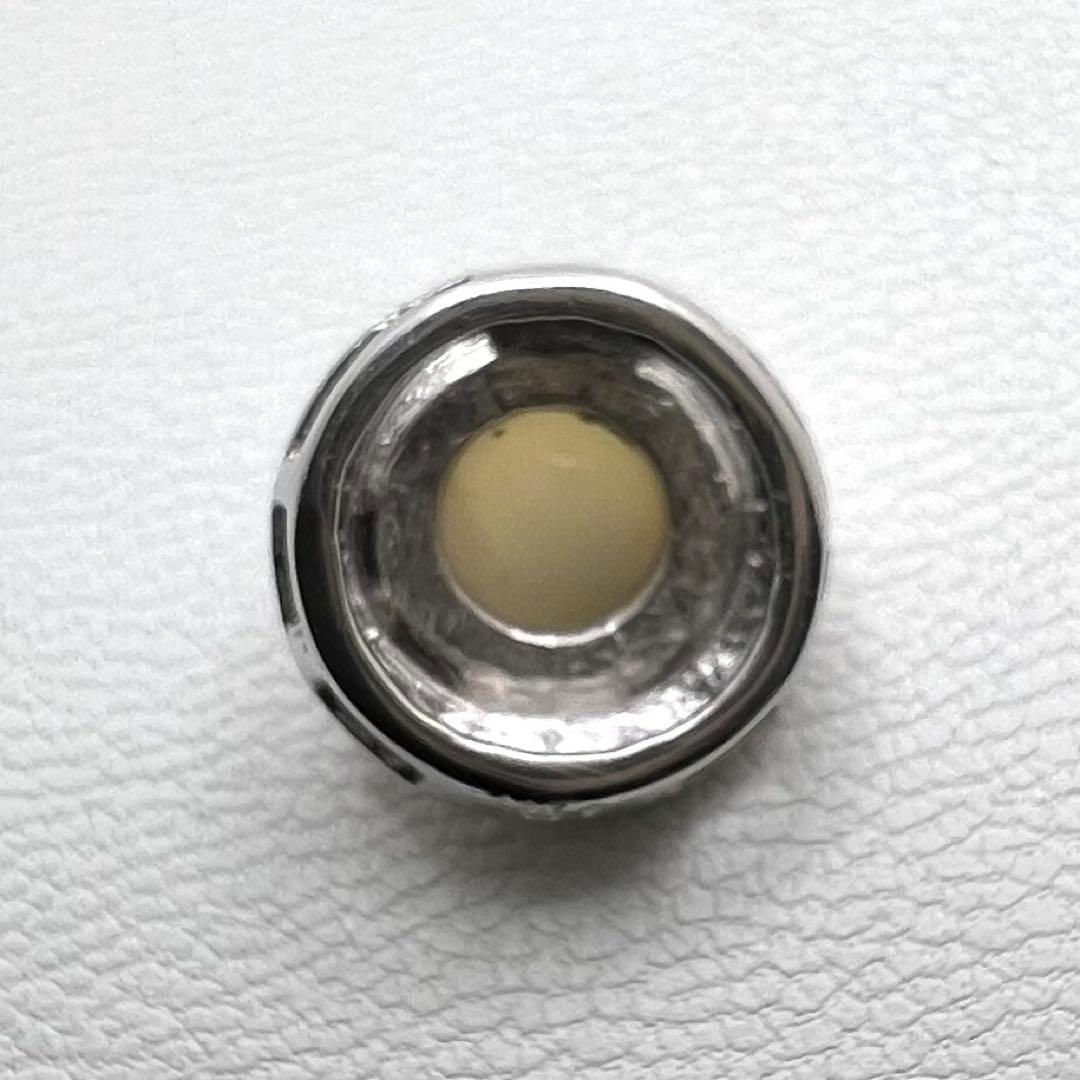 プラチナpt900 ペンダントトップ　キャッツアイ　ダイヤ　2.52 g