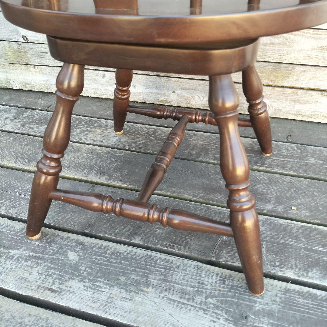 M♦年始Sale東名 ヴィンテージ　回転式　ウインザーチェア　アームチェア