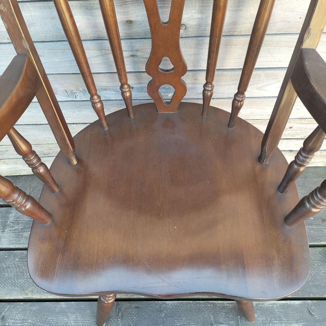 M♦年始Sale東名 ヴィンテージ　回転式　ウインザーチェア　アームチェア