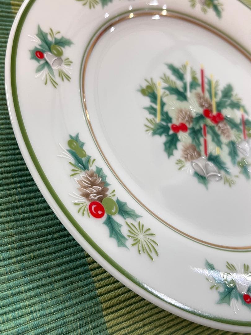 ノリタケ　クリスマス　プレート皿　5枚セット