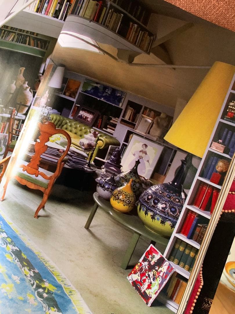 ビョンヴィンブラッド　大型シルバー額ビンテージブルーシルエット少女横顔の額装！