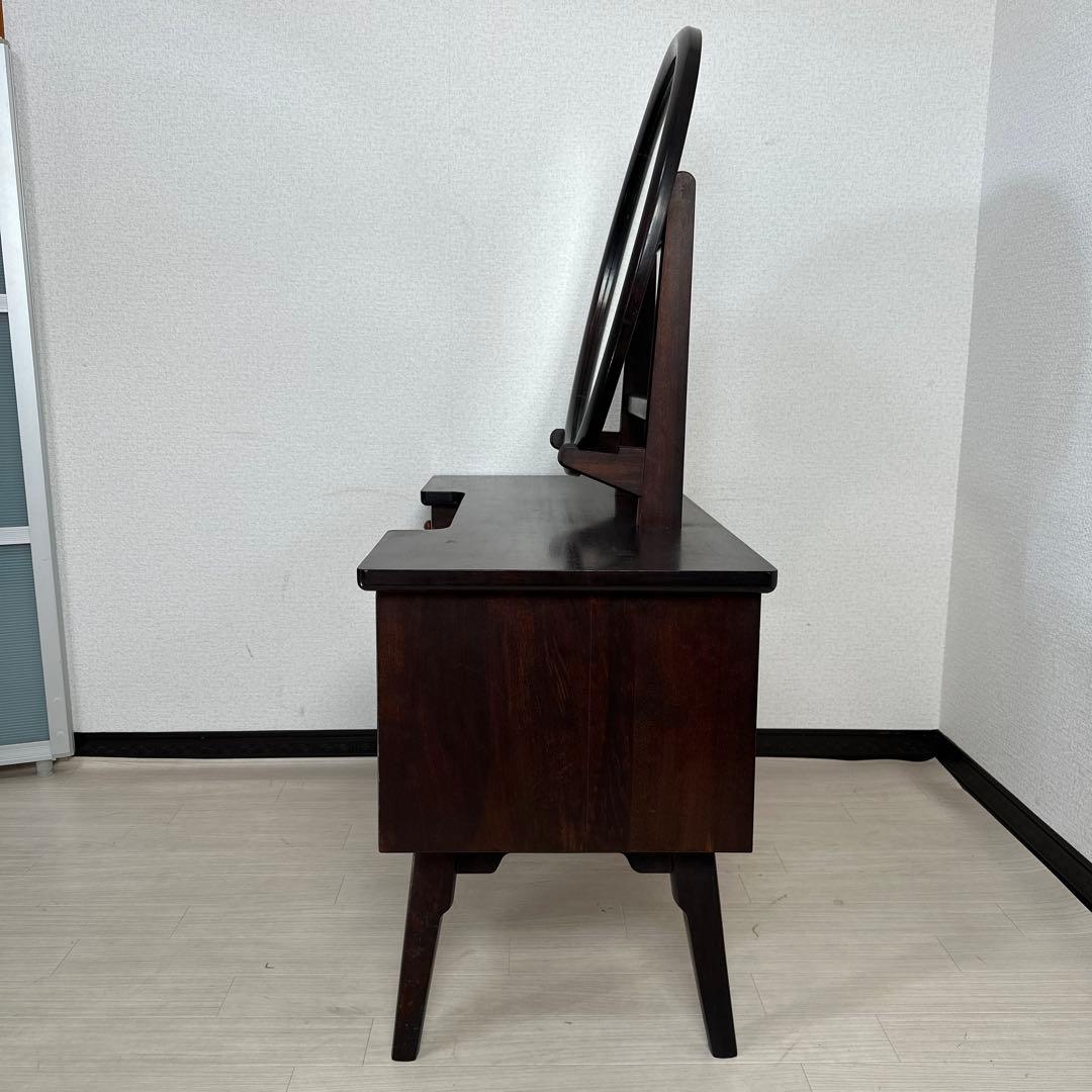 松本民芸家具 一面鏡台 水目桜 無垢材 ドレッサー 化粧台 i4※