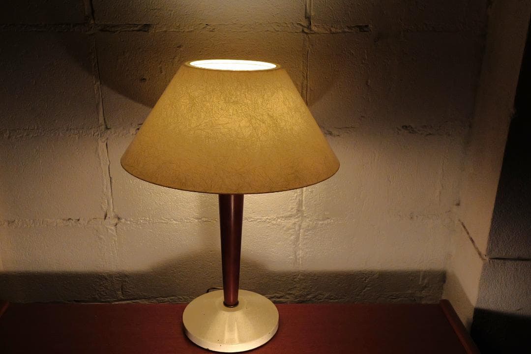 50ｓ Wood ＆ Fiberglass lamp