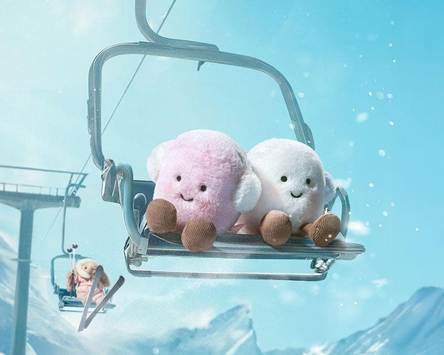 新品 ジェリーキャット トースティーピンクとホワイト マシュマロ