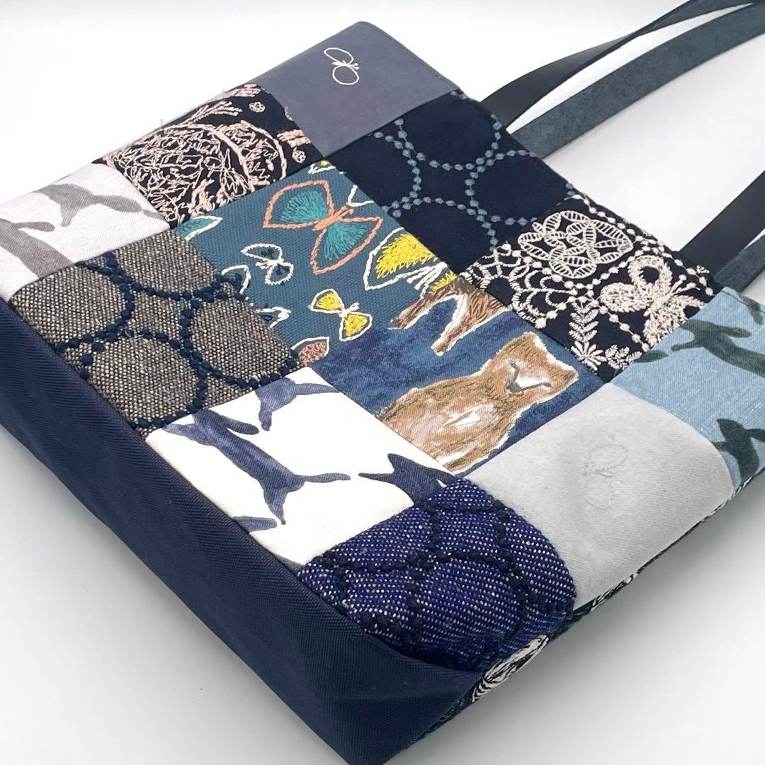 ㊿ミナペルホネン*パッチワーク トートバッグ ハンドメイド - メルカリ