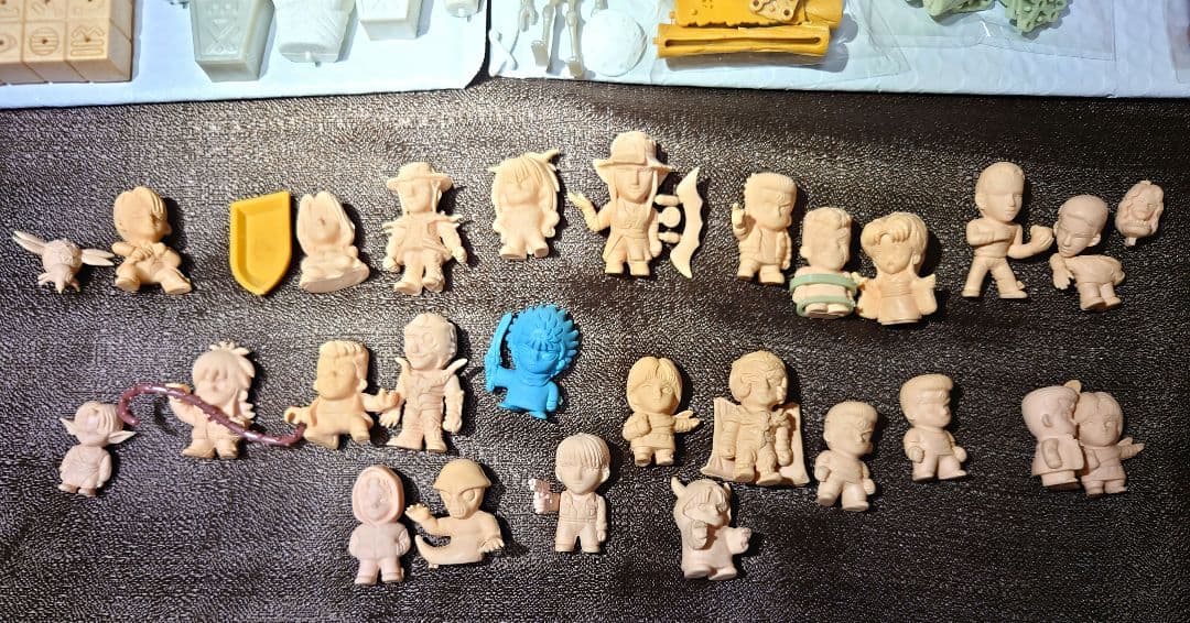 幽遊白書 森永 チョコスナック 人形 武術会ジオラマ3段コンプ ほか大量セット