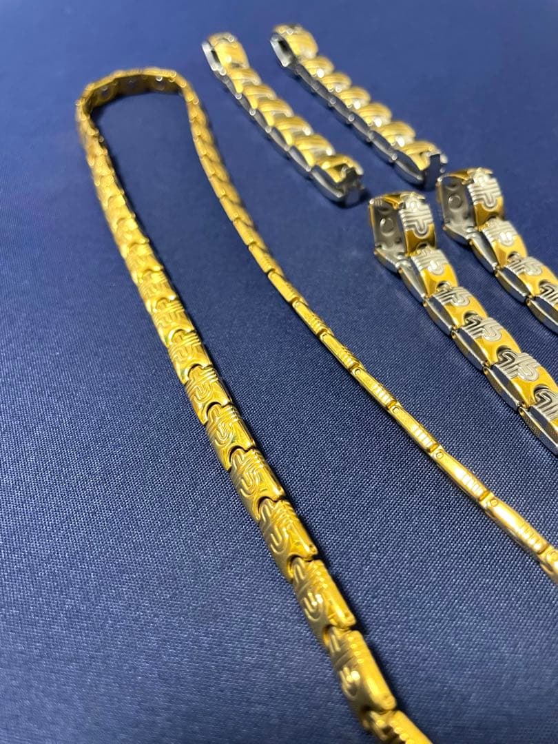 外山★TOYAMA Z磁気ネックレス　ブレスレット　アンクレット5点セット