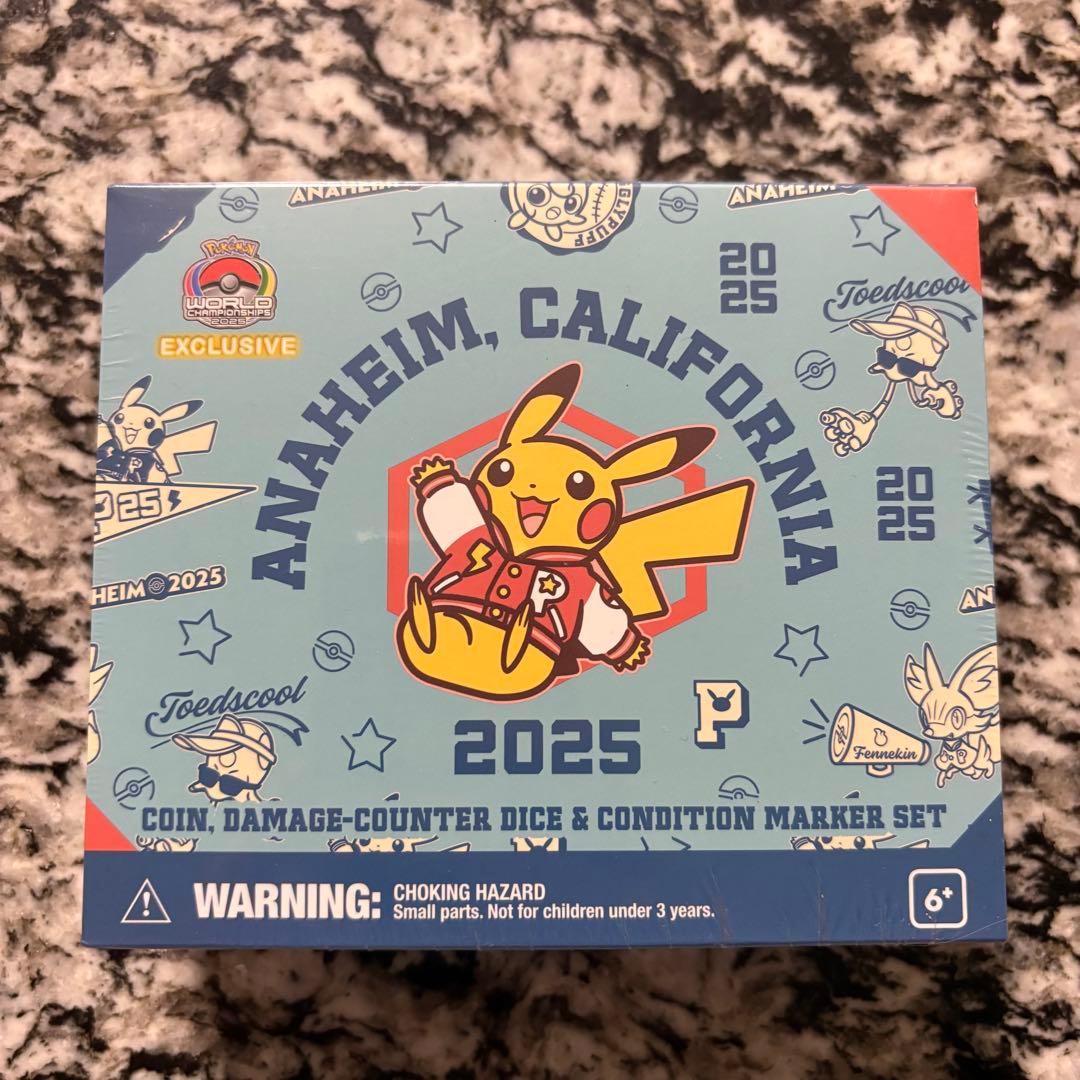 wcs2025アナハイム ダメカンダイスセット ピカチュウ ポケモン ポケカ