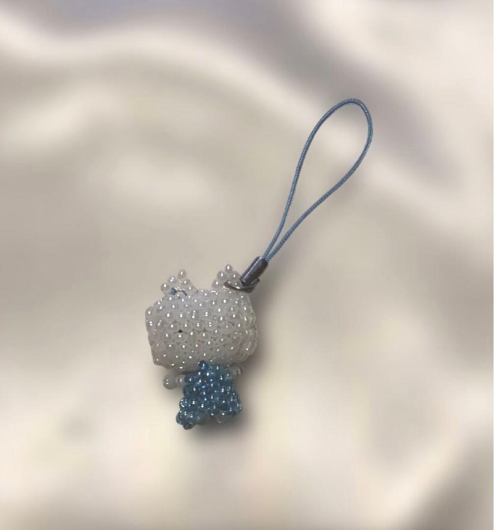 キティちゃん ビーズ製ストラップ 平成レトロ - メルカリ