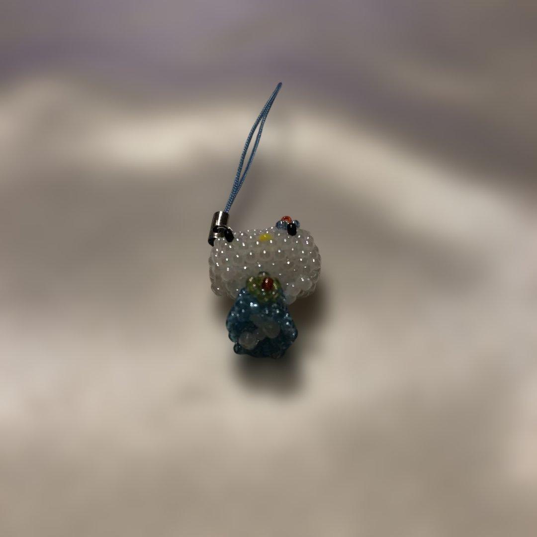 キティちゃん ビーズ製ストラップ 平成レトロ - メルカリ