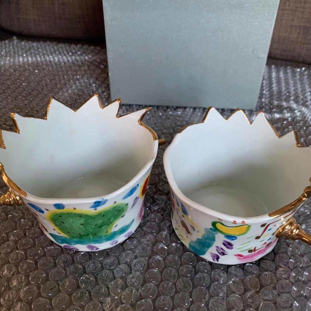 KAWAGUCHI JUN カワグチジュン ティーカップセット2点