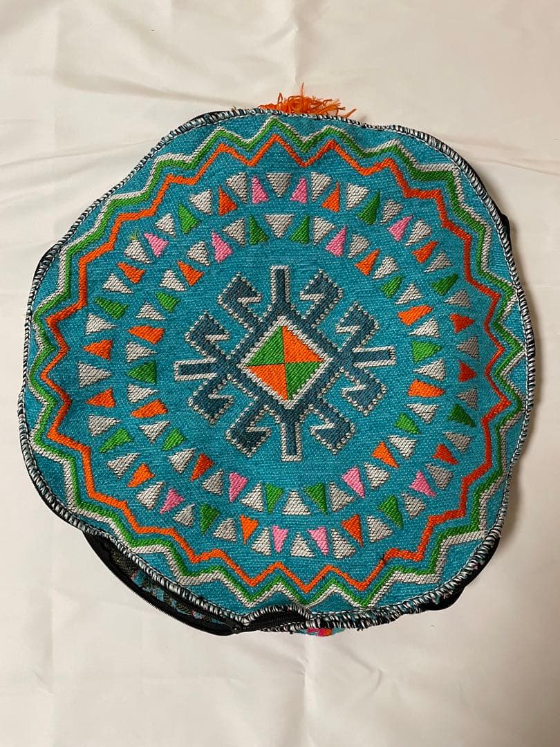 【新品未使用】モロッコ/エジプトプフ　クッションスツール　インテリアソファ