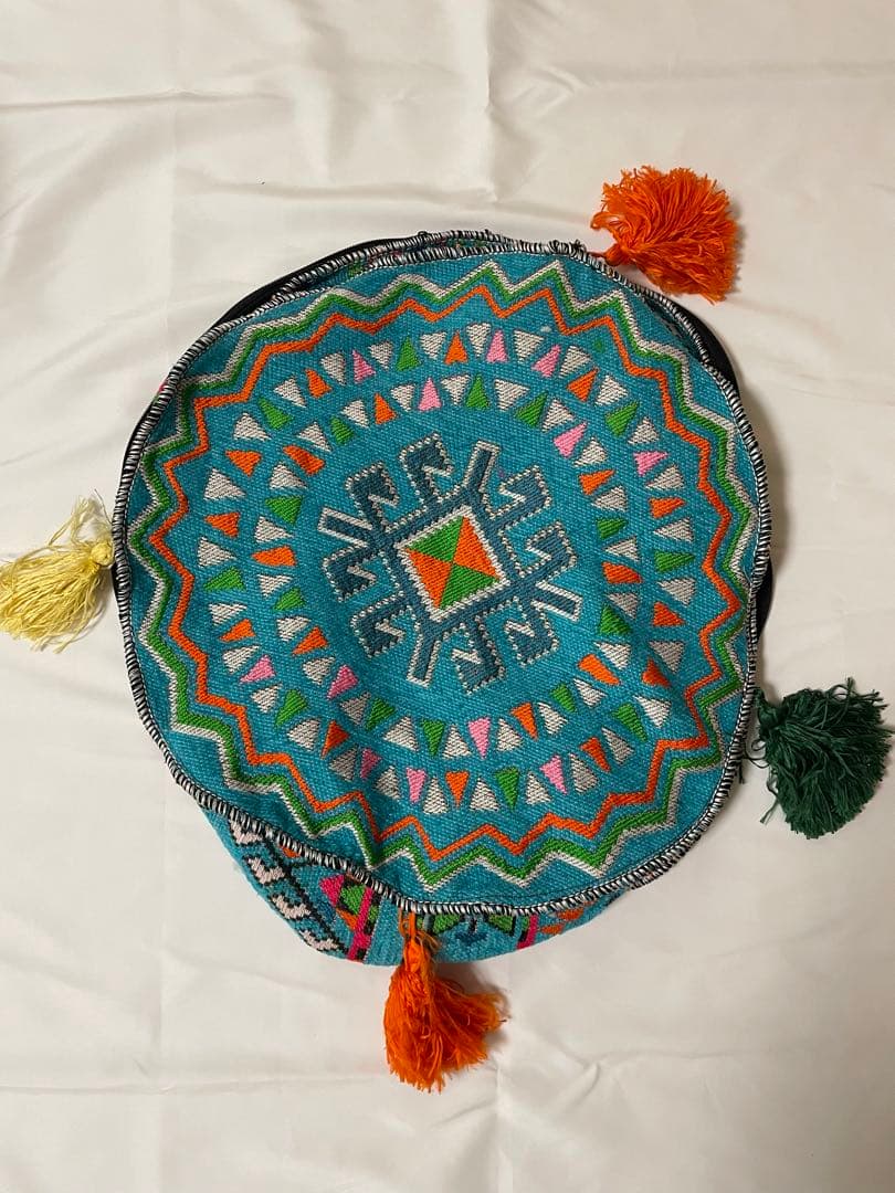 【新品未使用】モロッコ/エジプトプフ　クッションスツール　インテリアソファ