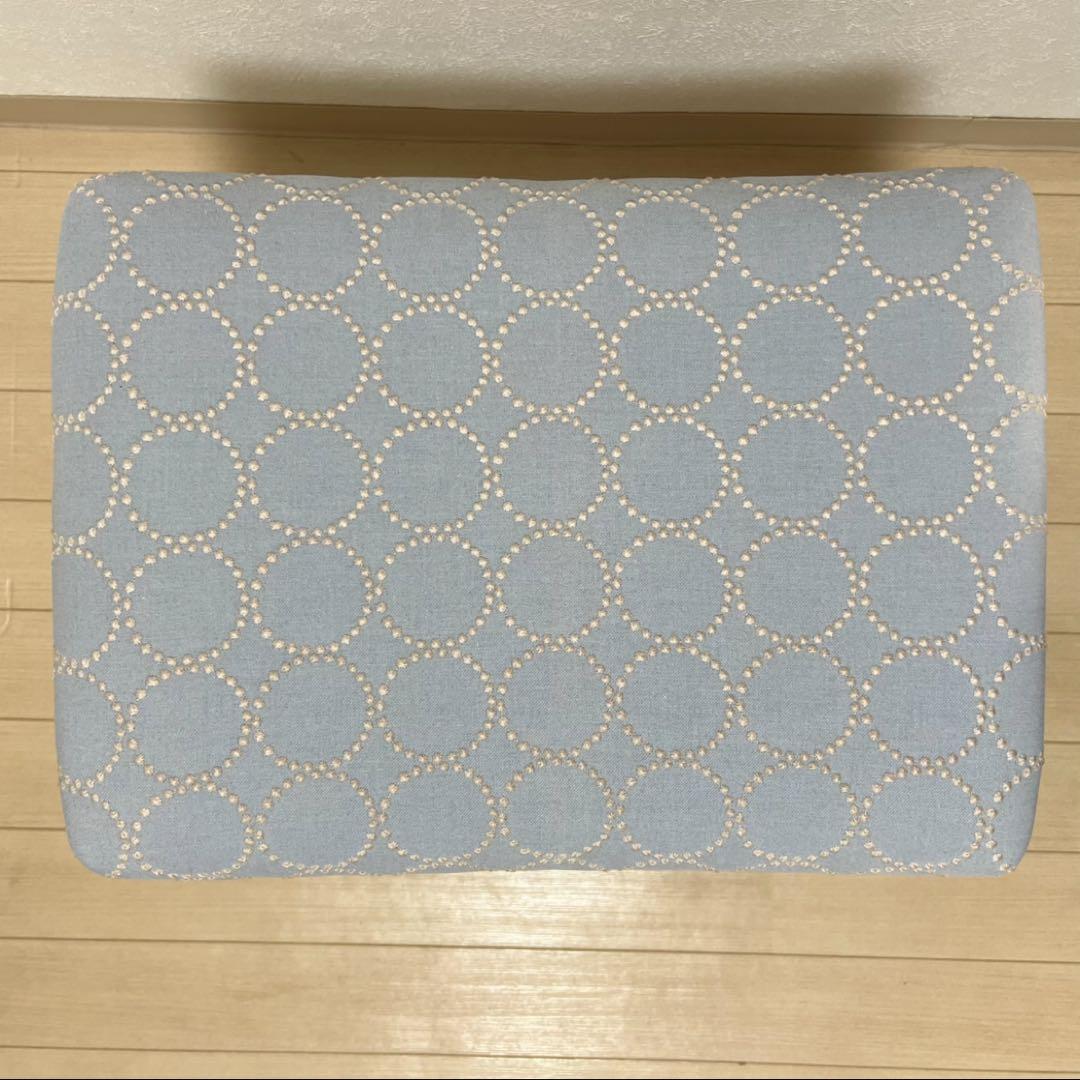 ミナペルホネン スツール タンバリン 丸脚 【ライトグレー/ネイビー】 椅子