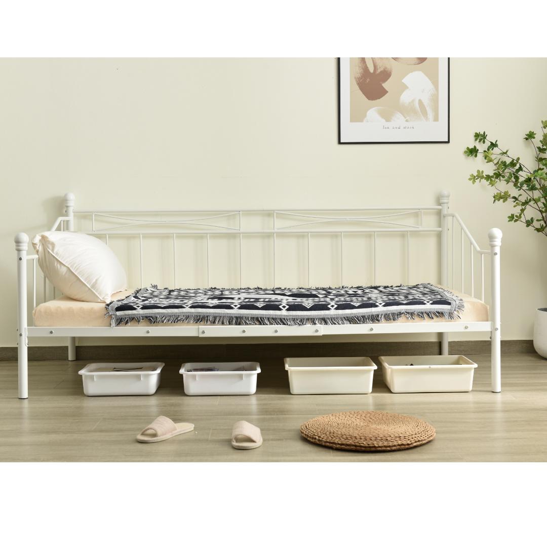 数量限定！シングル・Sパイプベッド一人暮らし 収納 1人用　2COLOR