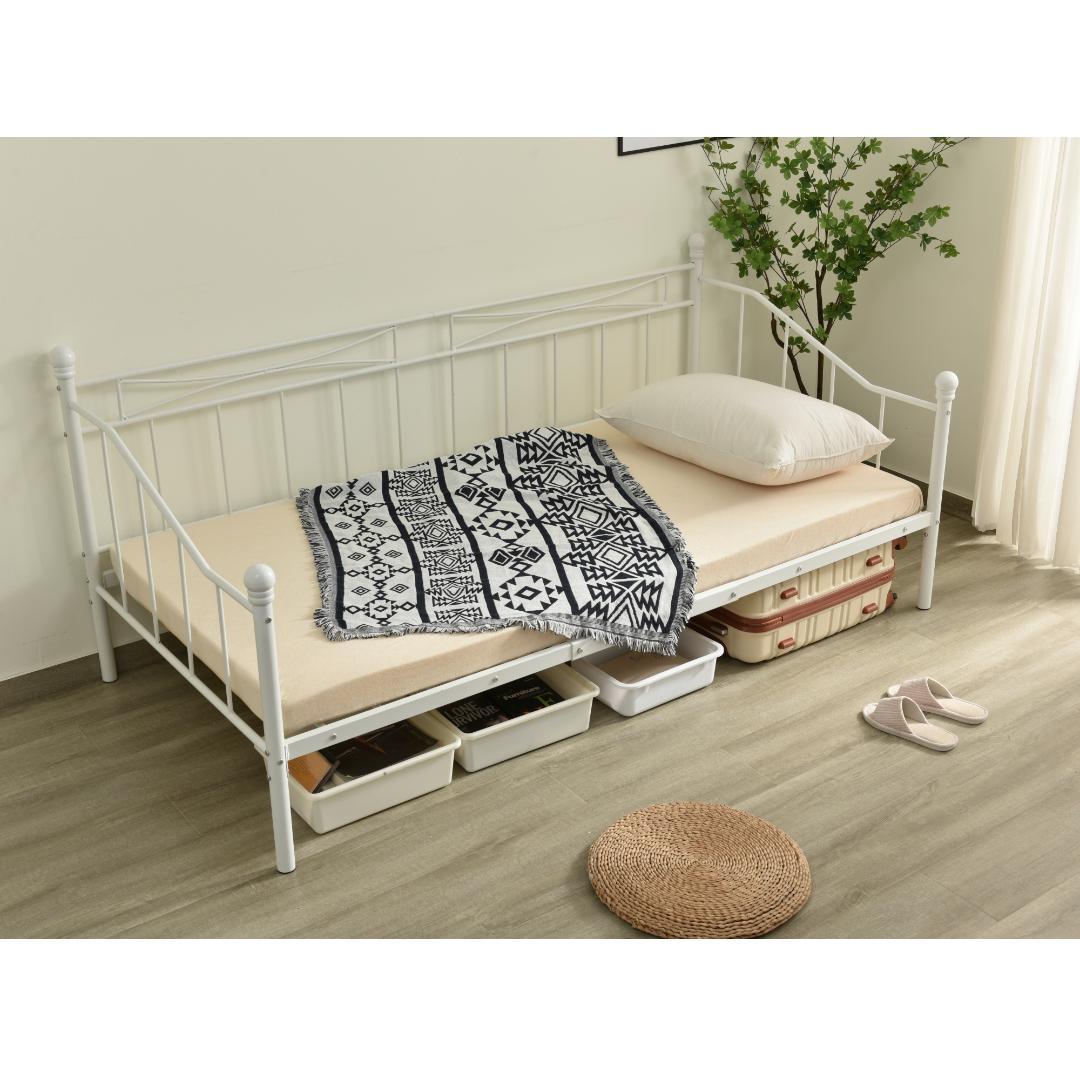 数量限定！シングル・Sパイプベッド一人暮らし 収納 1人用　2COLOR