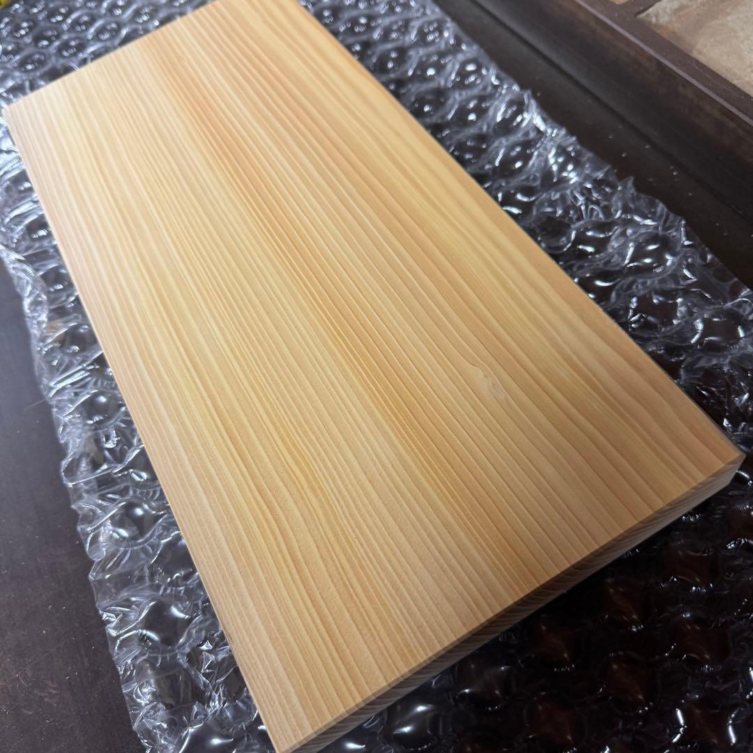 高級　国産　本榧　カヤまな板　極上柾目！　カンナ仕上げ　22