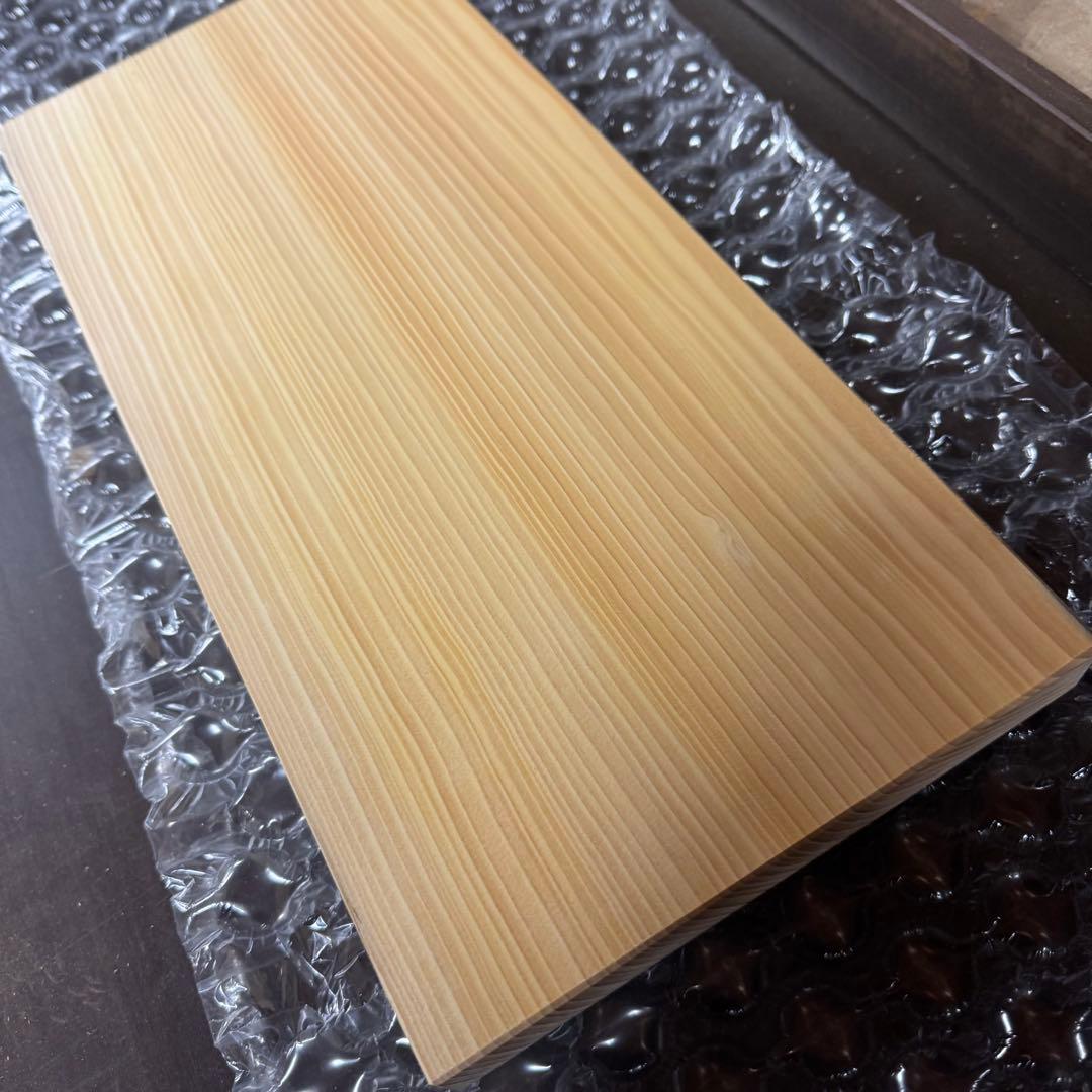 高級　国産　本榧　カヤまな板　極上柾目！　カンナ仕上げ　22