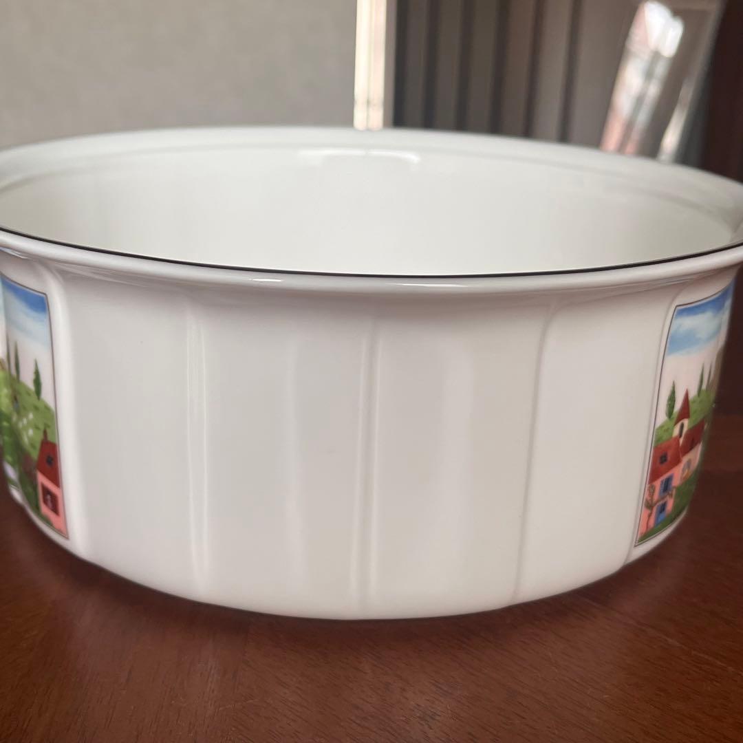 【レア美品】ビレロイ＆ボッホ★ナイーフ★ラージココット、ボウル