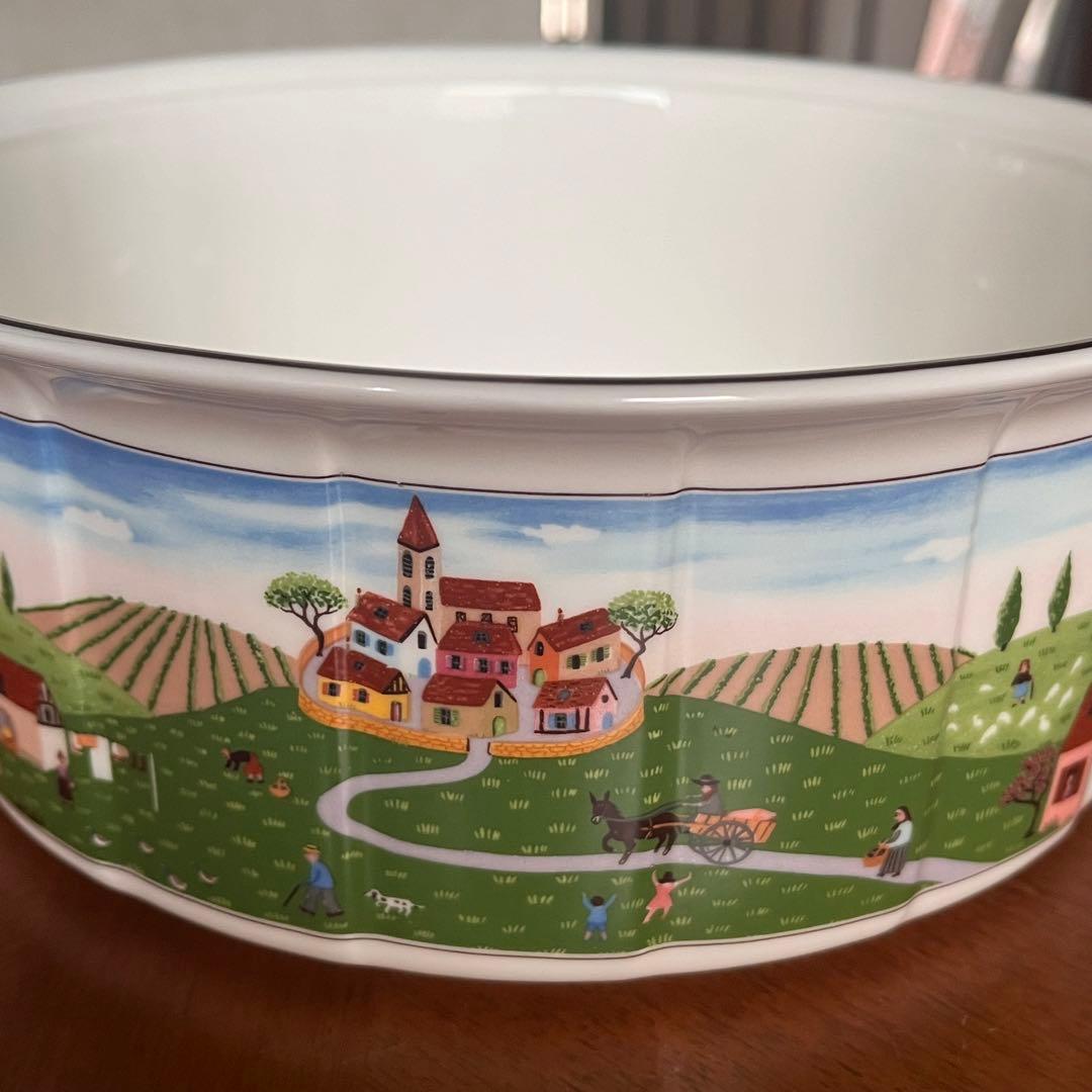 【レア美品】ビレロイ＆ボッホ★ナイーフ★ラージココット、ボウル