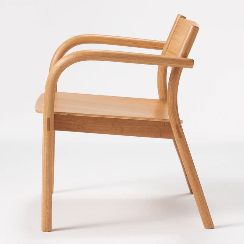 無印良品 オーク材 ラウンジアームチェア