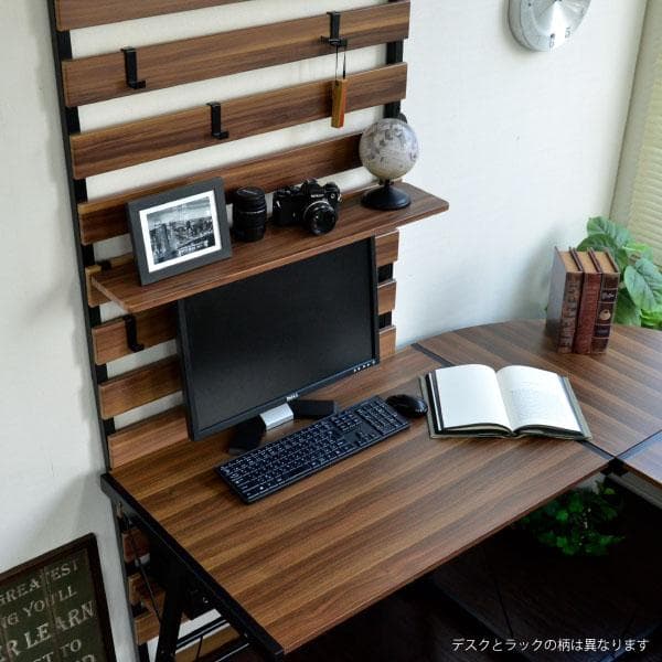 《新品・送料無料》パソコンデスク コーナー 幅150cm L字型 伸縮式ラック