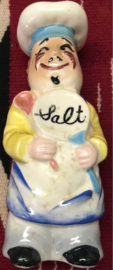 超レア 日本製 50's-60's Salt&Pepper 陶器 調味料入れ